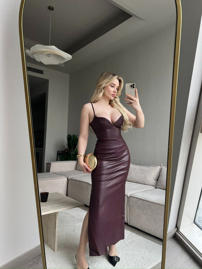 Sculpted Slip Gown