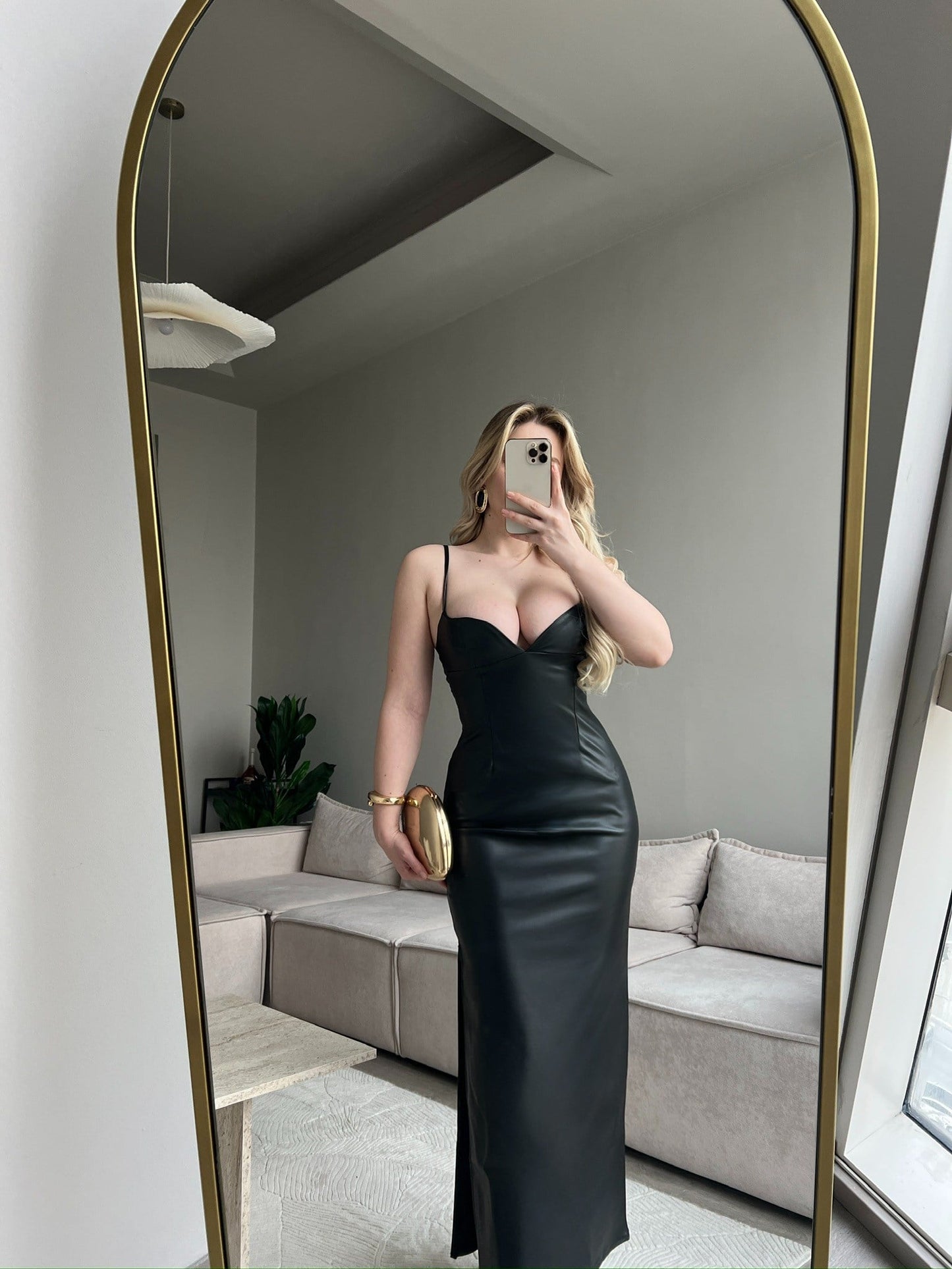 Sculpted Slip Gown